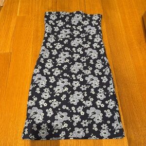 Edikted strapless casual fitted stretch dress